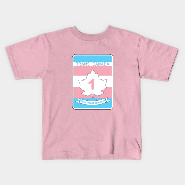 Trans Canada Highway Kids T-Shirt by Pico Originals